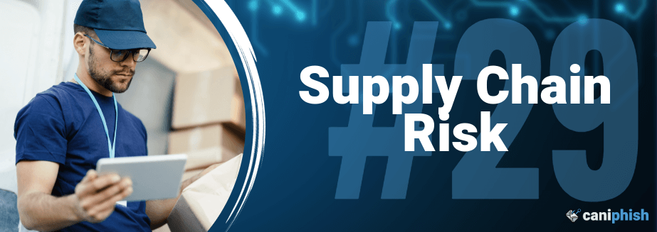 Image depicting a training topic covering supply chain risk
