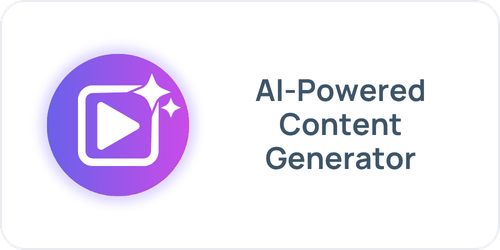 AI-Content Generator Card