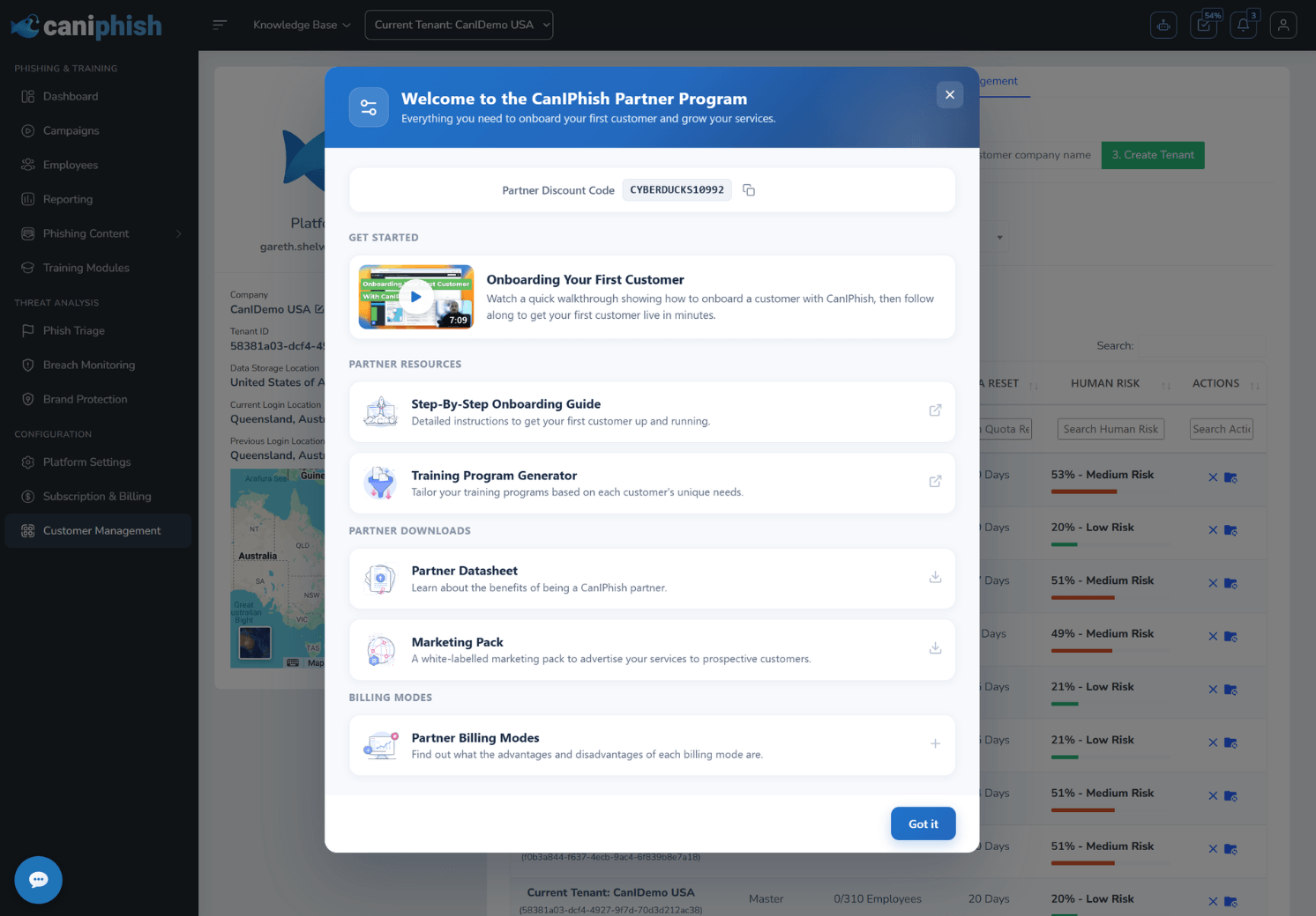 CanIPhish Partner Info