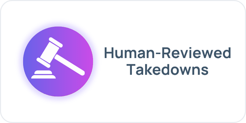 Human-Reviewed Takedowns